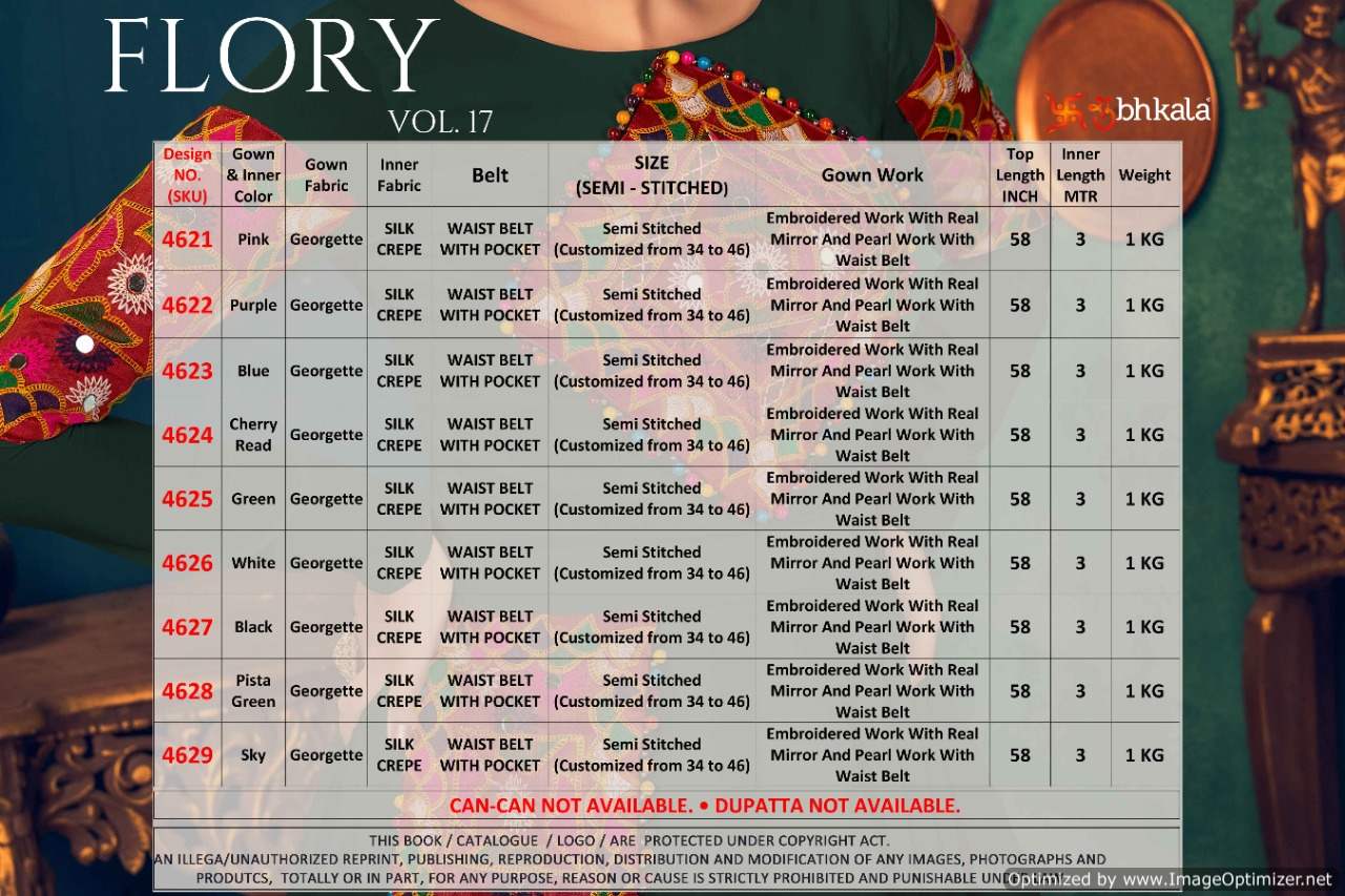Kf Flory 17 Party Festive Wear Exclusive Ladies Latest Gown Collection